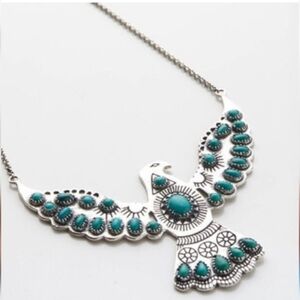 Spell Designs Vintage Rare Turquoise Wild Eagle Necklace